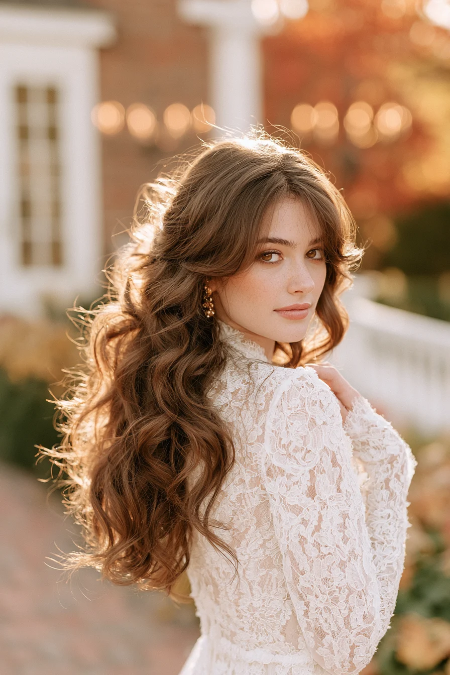 27 Beautiful Fall Wedding Hairstyles For Your Big Day