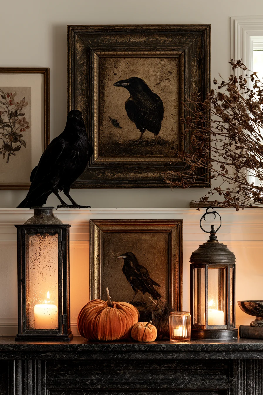 27 Halloween Mantle Decor Ideas For A Bewitching Home