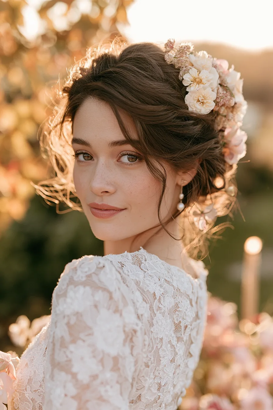 27 Beautiful Fall Wedding Hairstyles For Your Big Day