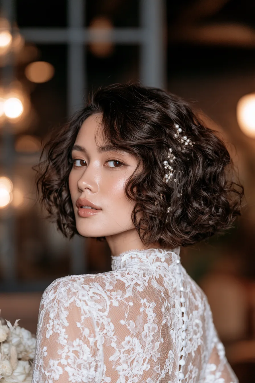 27 Gorgeous Wedding Hairstyles For Short Hair