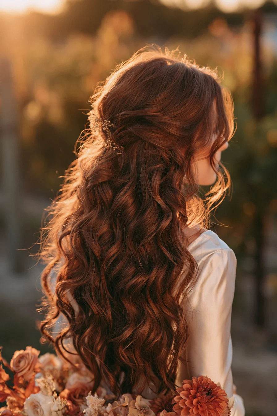 27 Beautiful Fall Wedding Hairstyles For Your Big Day