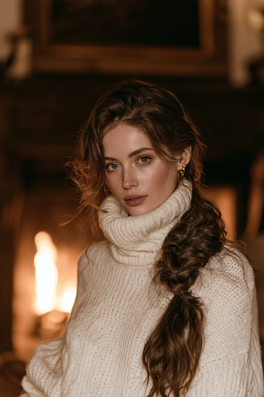 27 Cozy Hairstyles for Warm Feminine Style