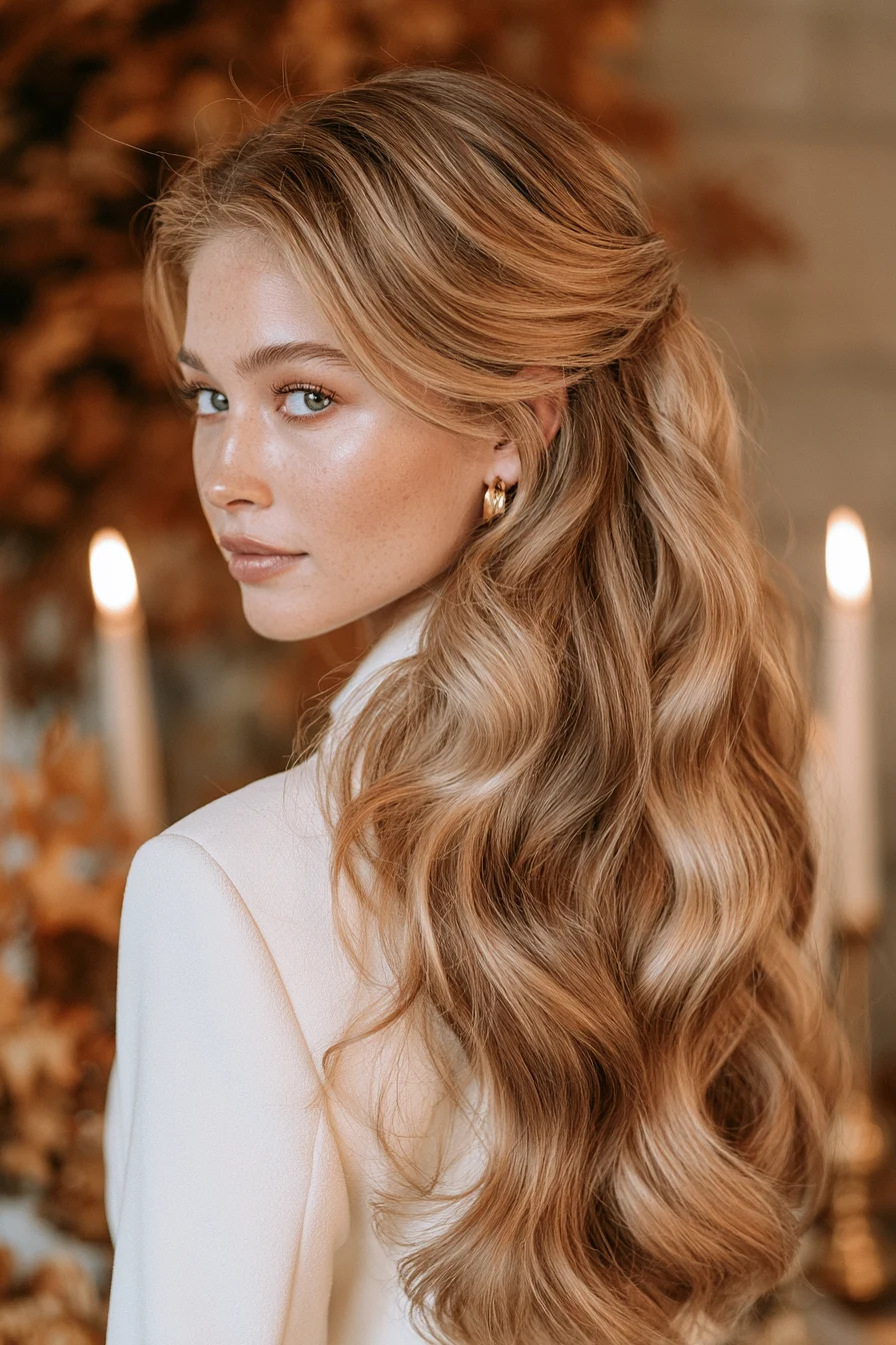 27 Beautiful Fall Wedding Hairstyles For Your Big Day