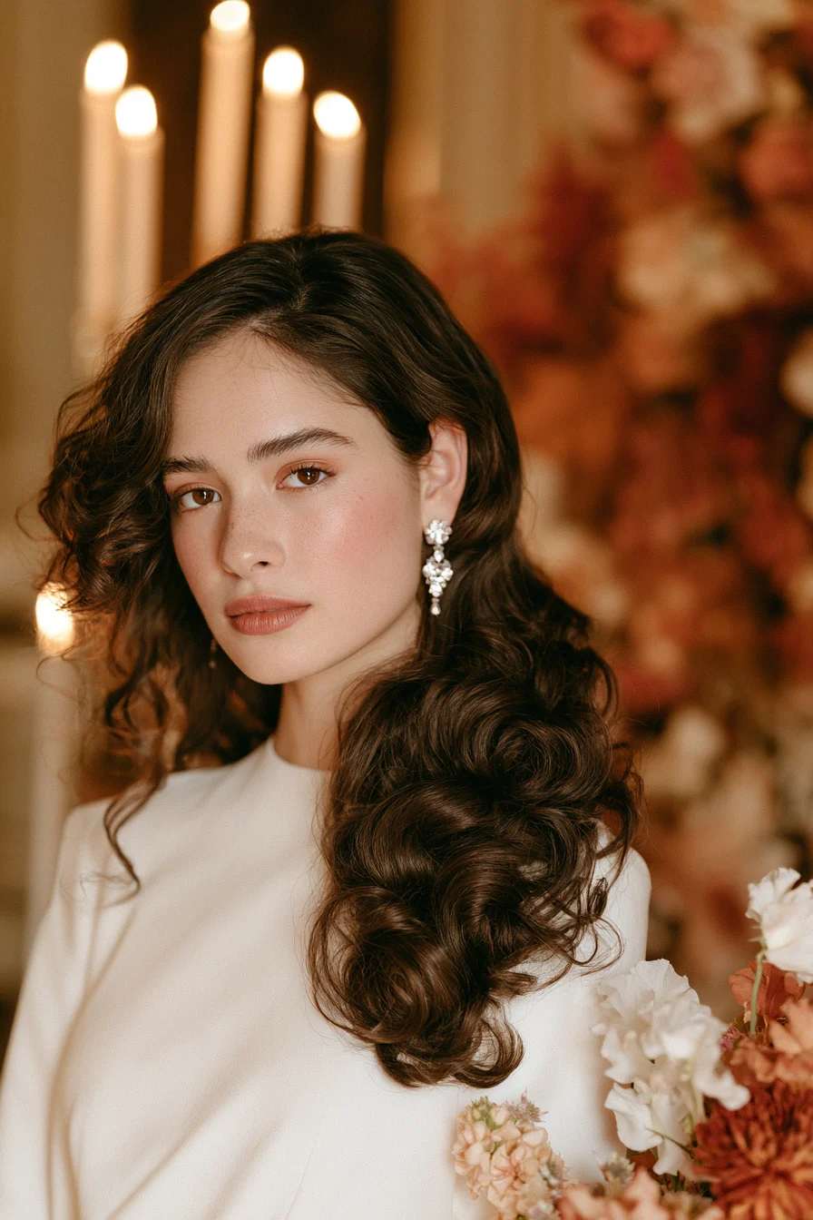 27 Beautiful Fall Wedding Hairstyles For Your Big Day