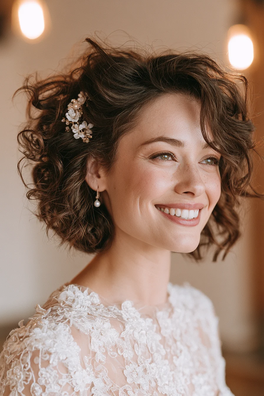 27 Gorgeous Wedding Hairstyles For Short Hair