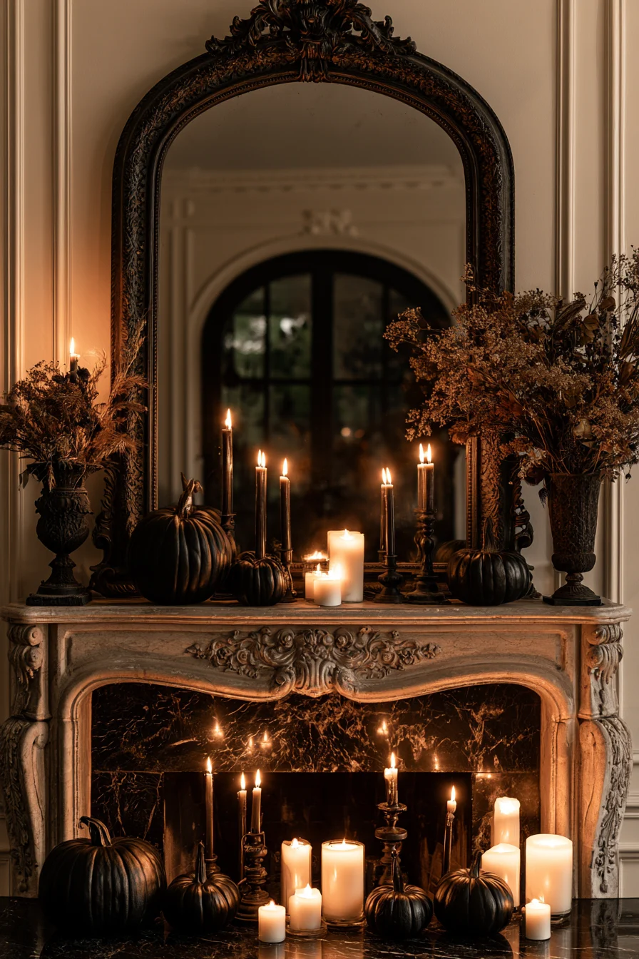 27 Halloween Mantle Decor Ideas For A Bewitching Home
