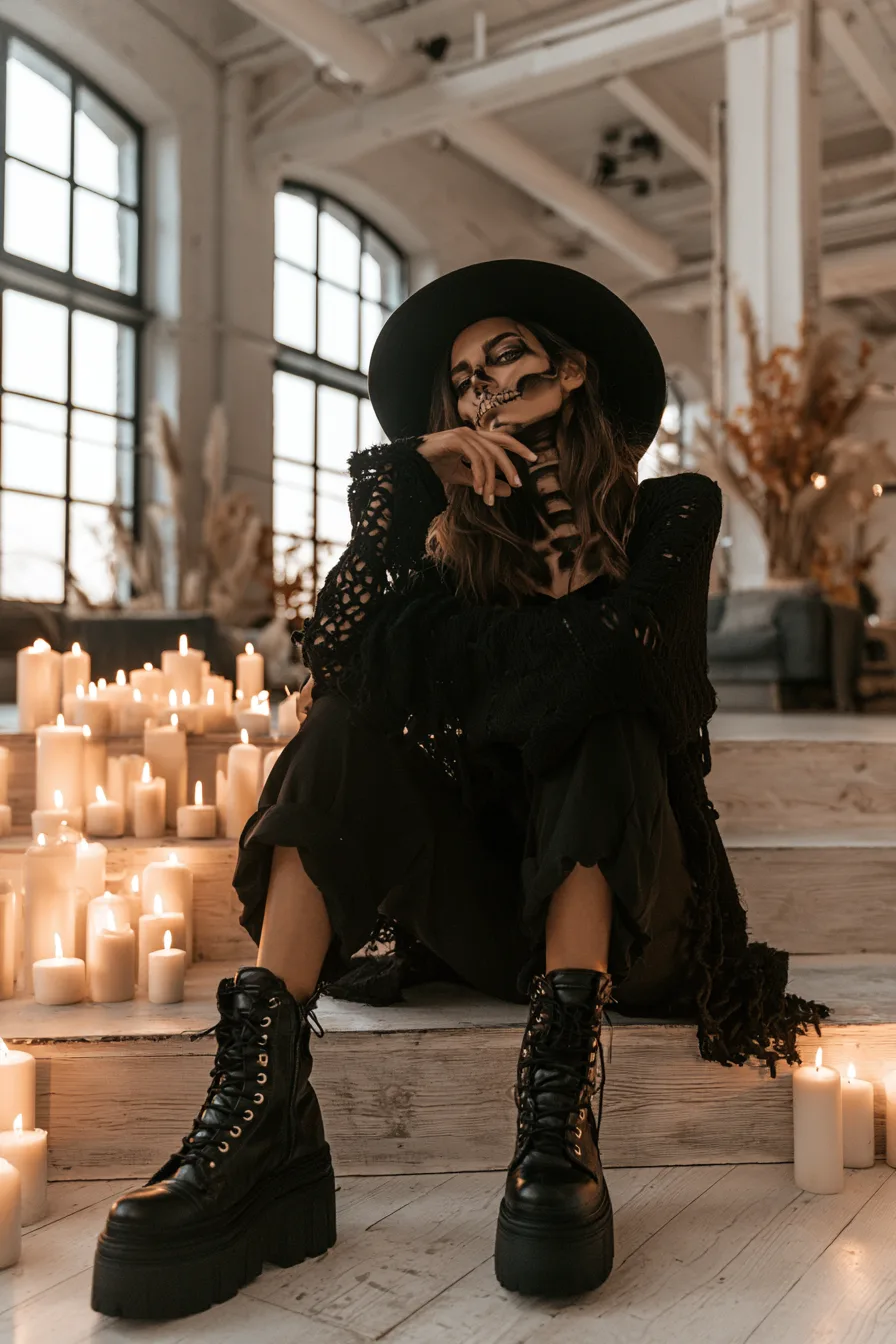 27 Black Halloween Costumes With Dark Elegance