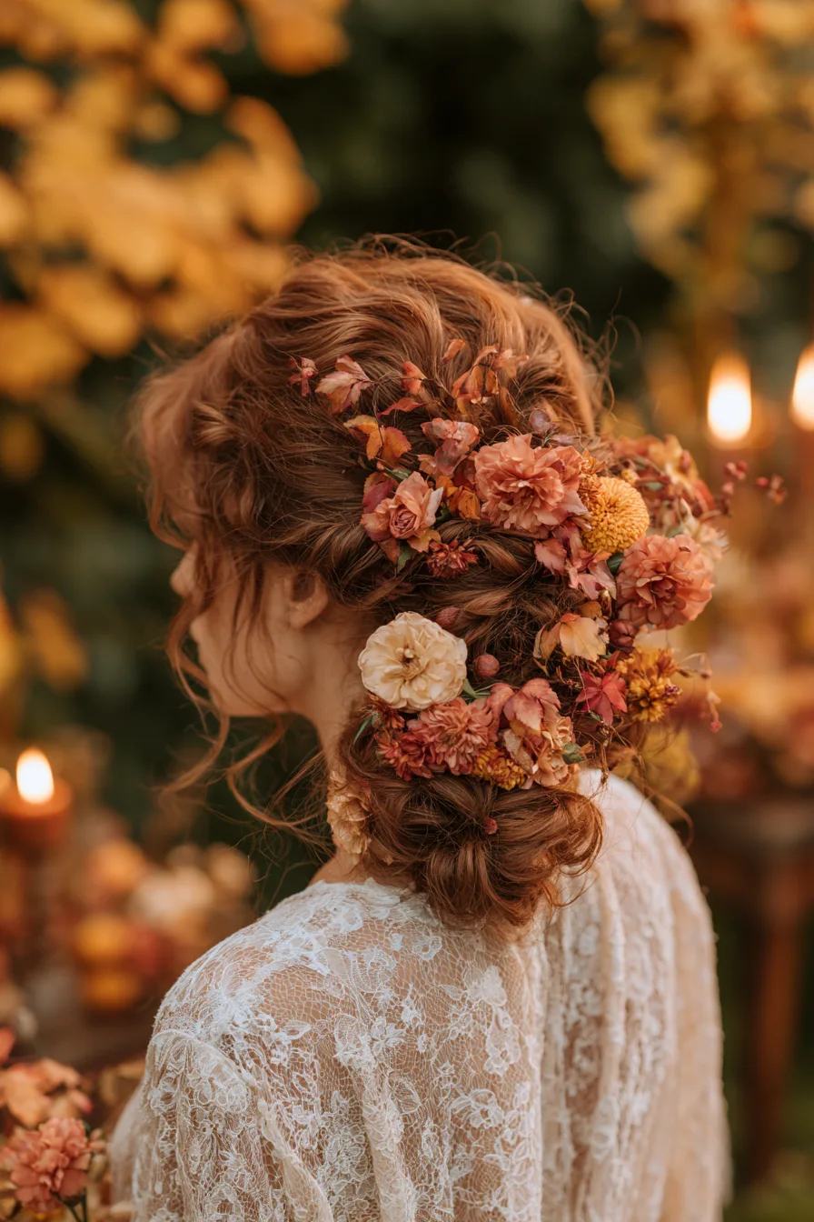 27 Beautiful Fall Wedding Hairstyles For Your Big Day