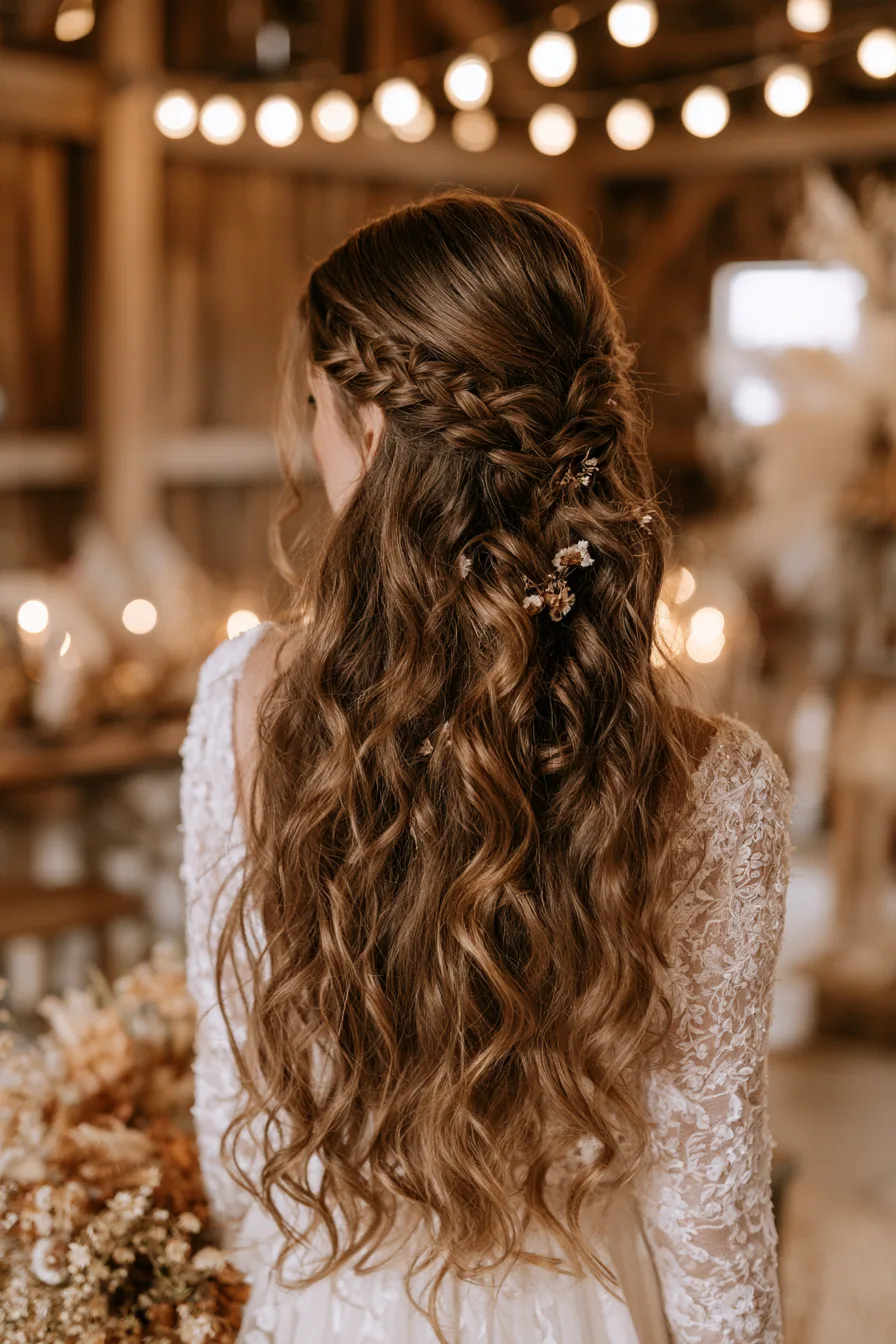 27 Beautiful Fall Wedding Hairstyles For Your Big Day
