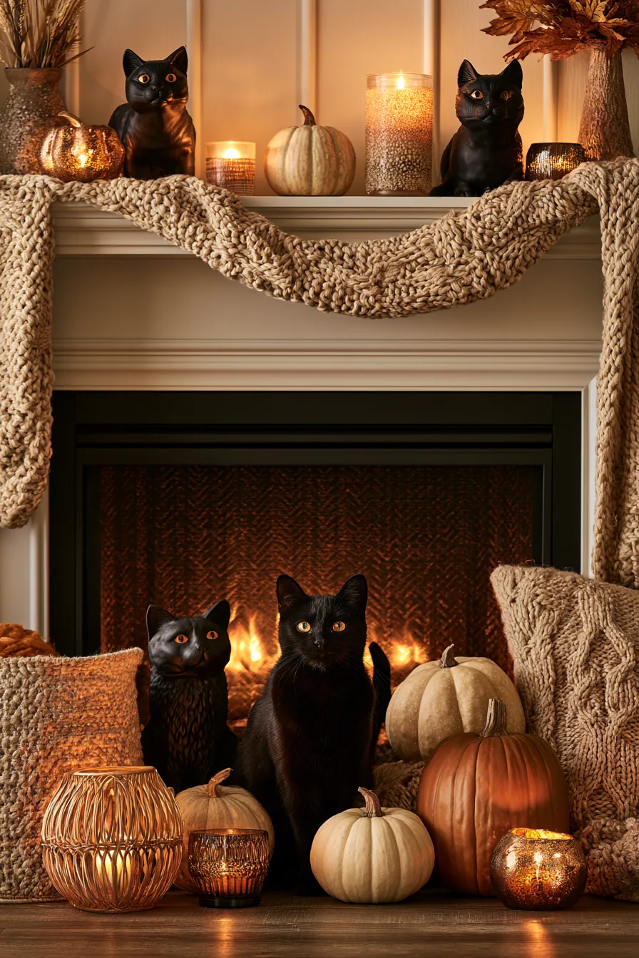 27 Halloween Mantle Decor Ideas For A Bewitching Home