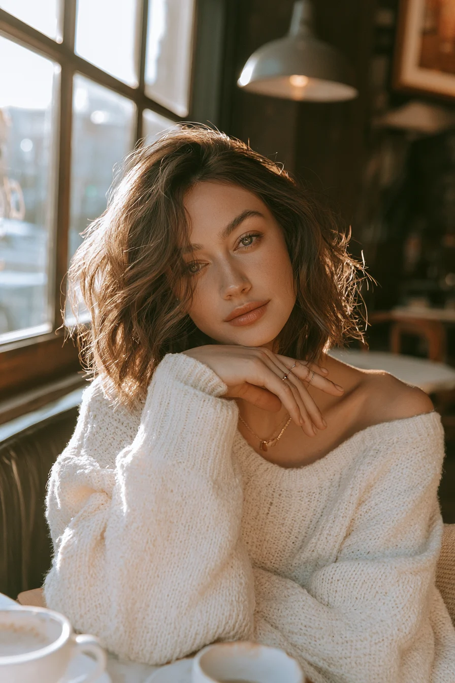 27 Cozy Hairstyles for Warm Feminine Style