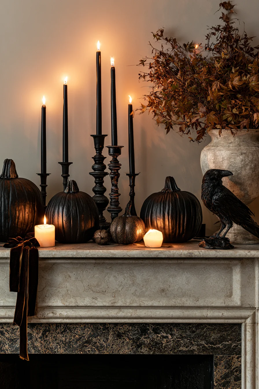 27 Halloween Mantle Decor Ideas For A Bewitching Home