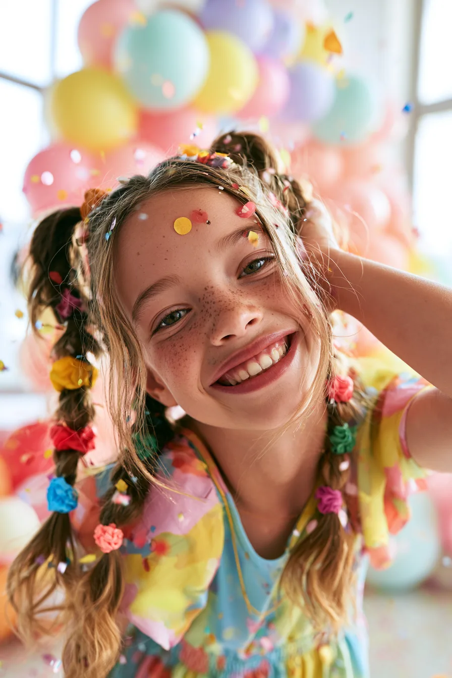 27 Pretty Birthday Hairstyles Kids Will Love