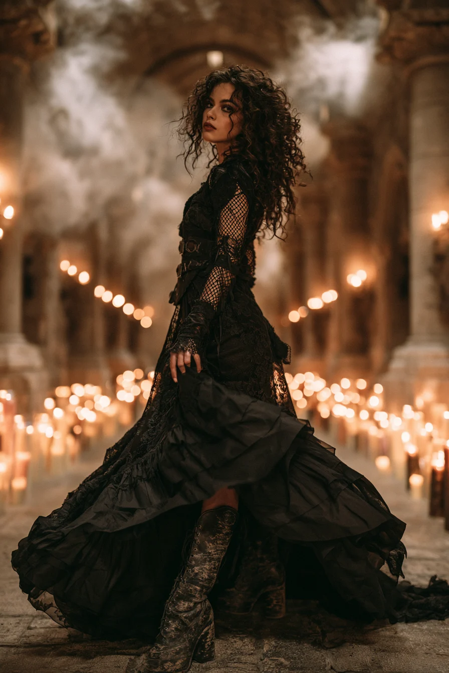 27 Black Halloween Costumes With Dark Elegance