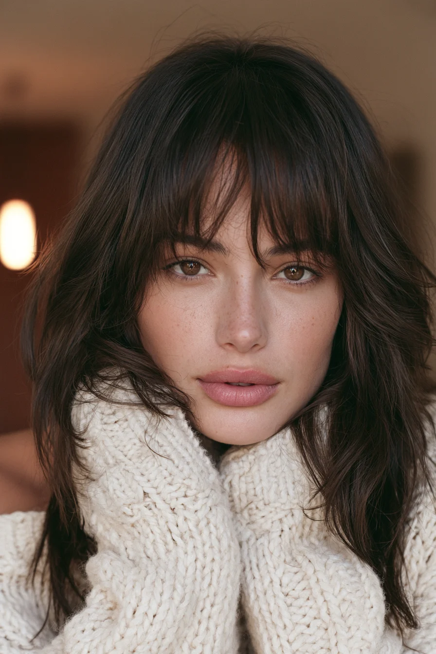 27 Stunning Curtain Bangs and Face-Framing Layered Hairstyles