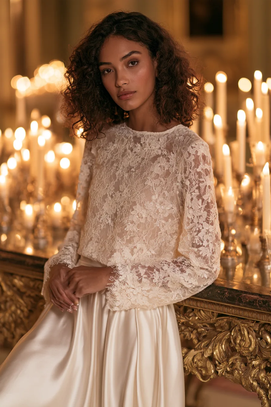 27 Elegant Bridal Separates Tops