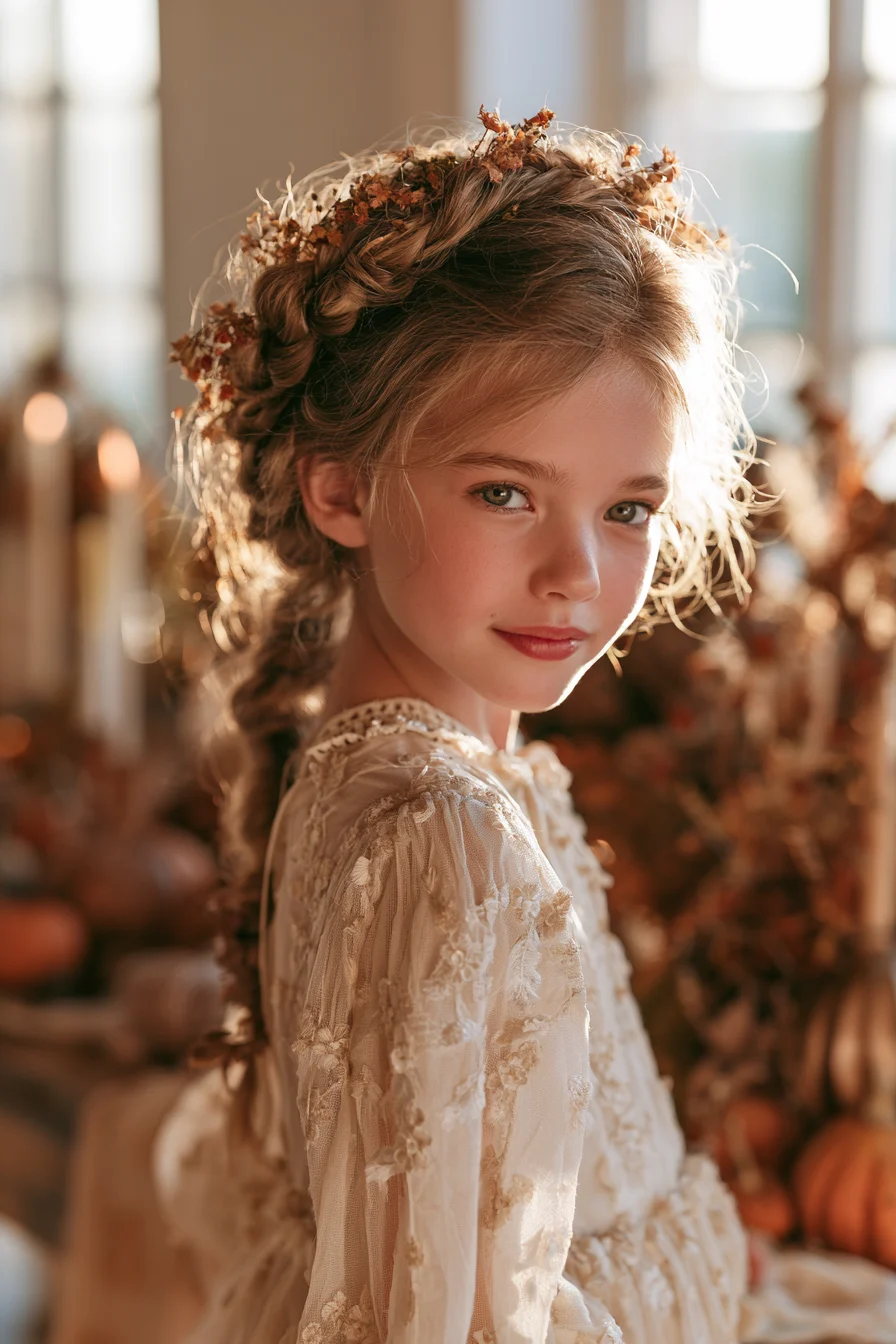 27 Pretty Thanksgiving Hairstyles for Kids