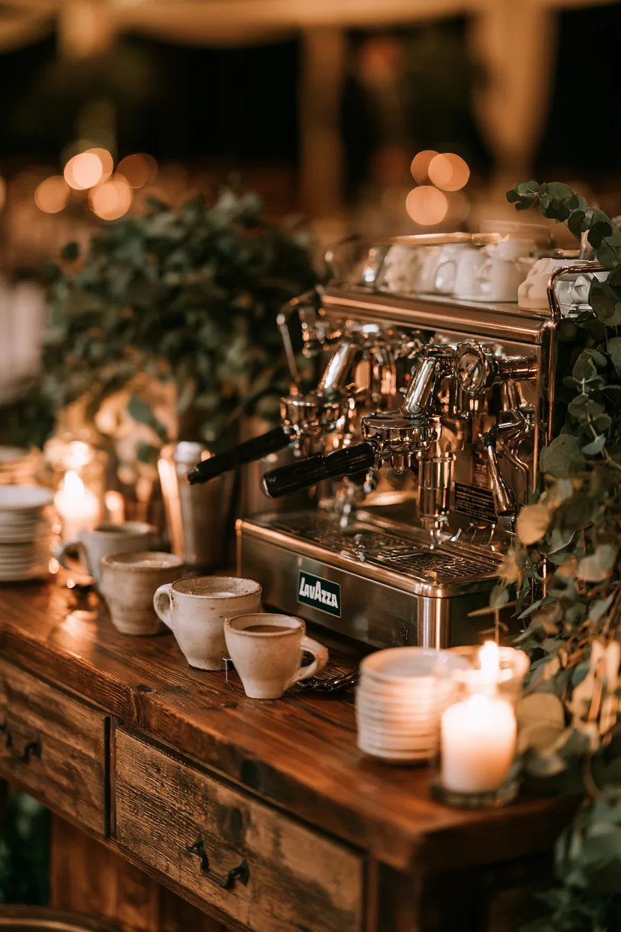27 Cozy Wedding Coffee Bar Ideas