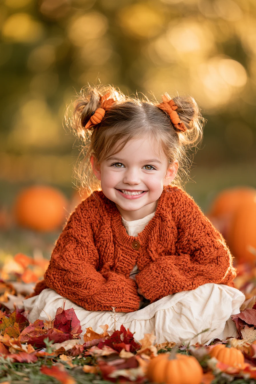 27 Pretty Thanksgiving Hairstyles for Kids