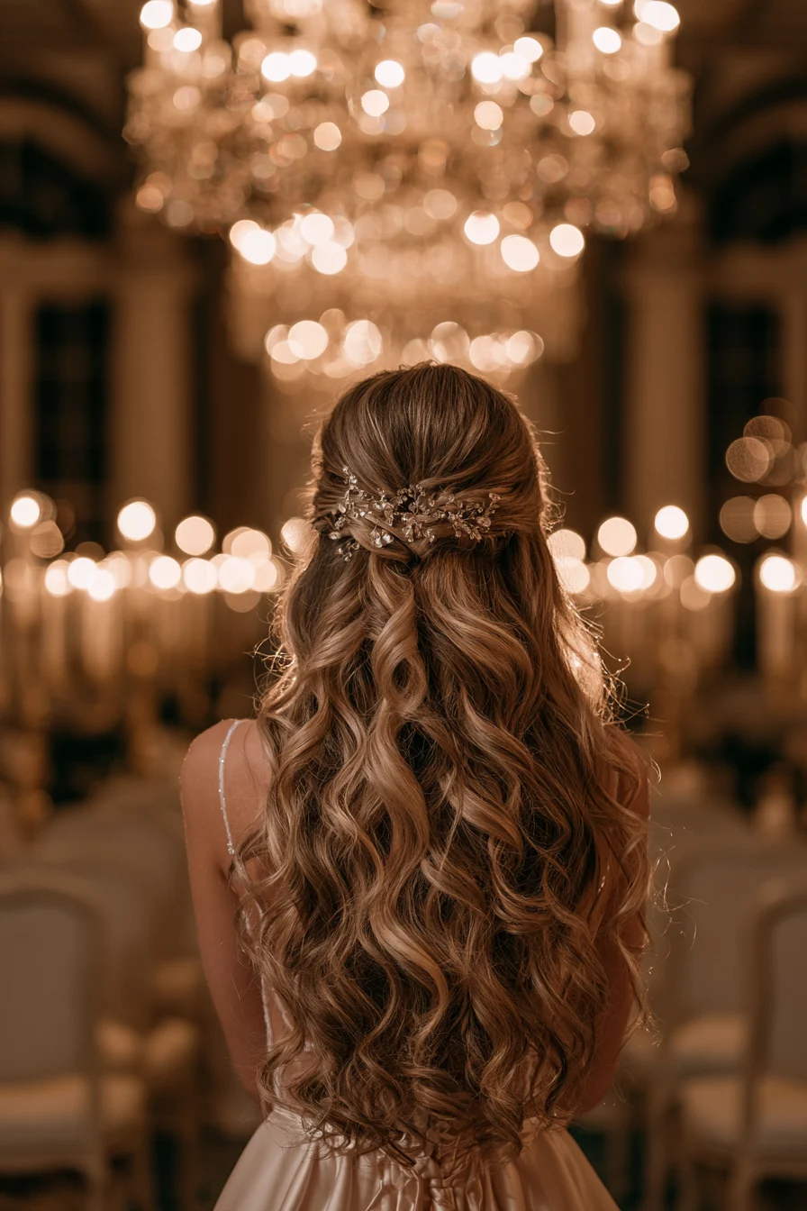 27 Dreamy Wedding Hairstyles Half Up Half Down