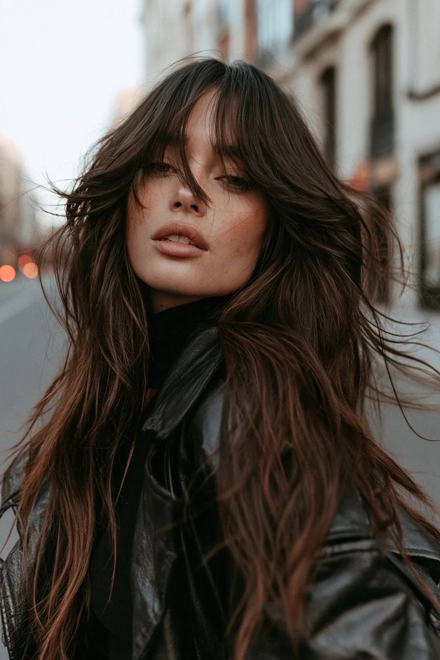 27 Stunning Curtain Bangs and Face-Framing Layered Hairstyles