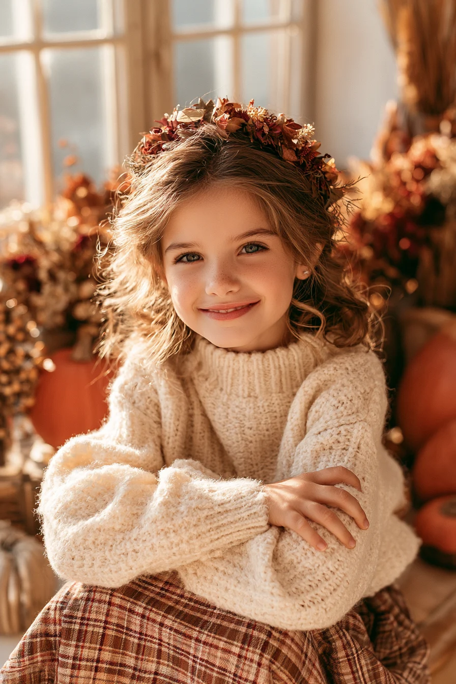 27 Pretty Thanksgiving Hairstyles for Kids