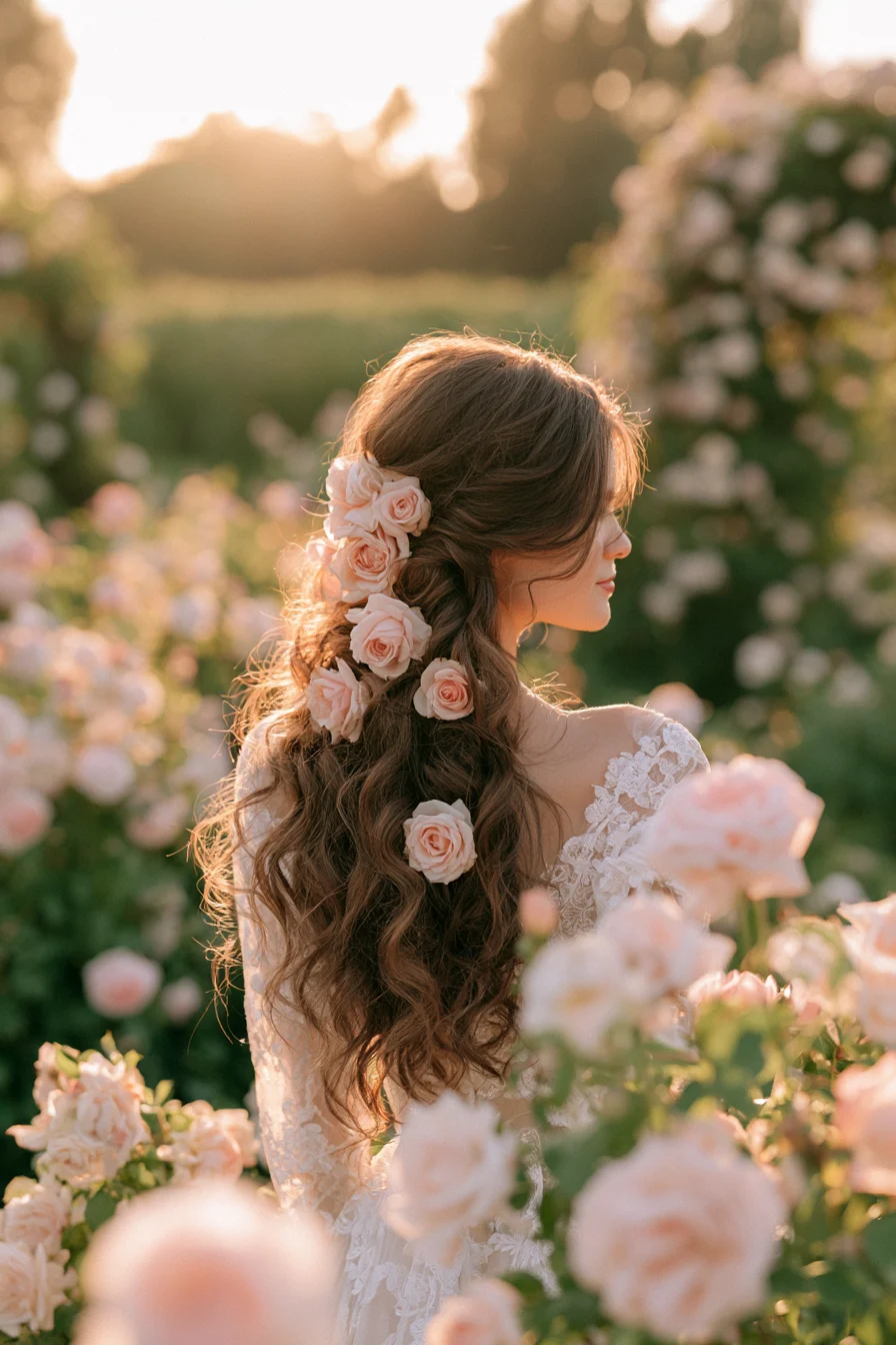 27 Dreamy Wedding Hairstyles Half Up Half Down