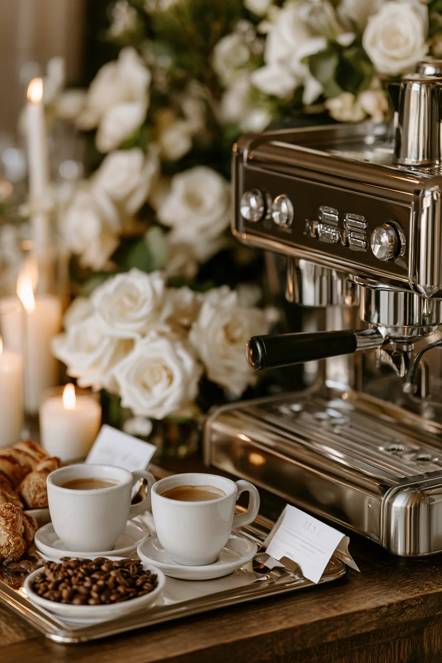 27 Cozy Wedding Coffee Bar Ideas