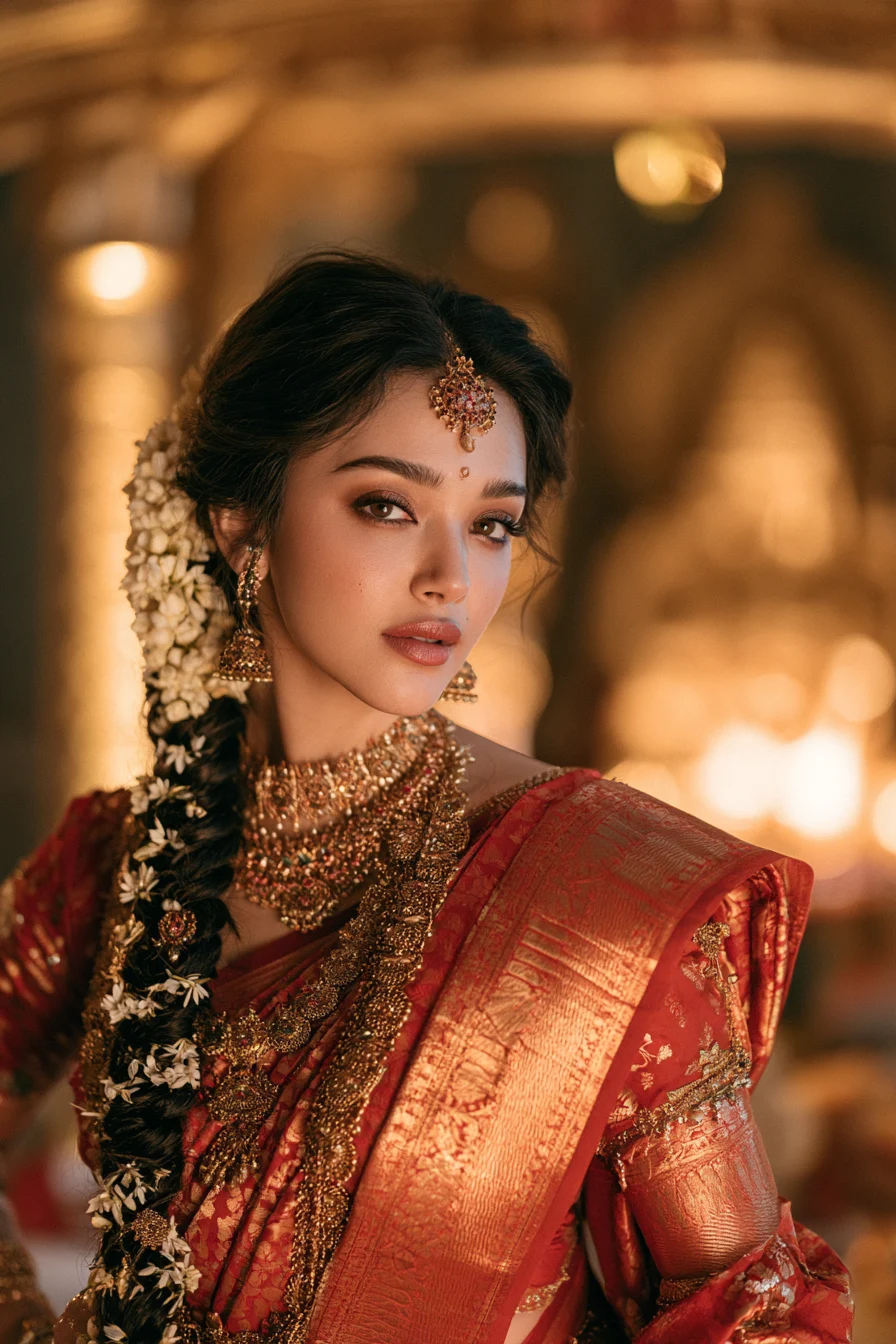 27 Stunning South Indian Wedding Hairstyles for a Beautiful Bridal Look