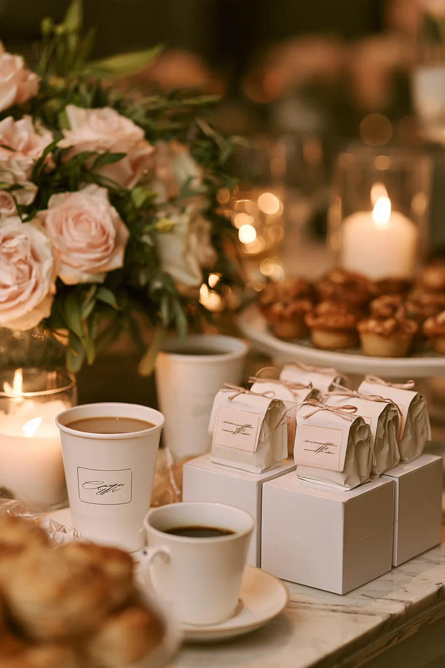 27 Cozy Wedding Coffee Bar Ideas