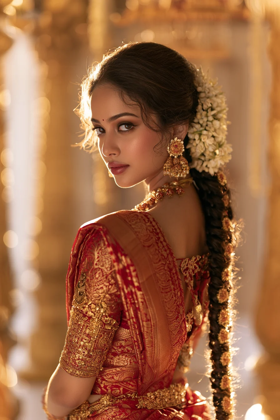 27 Stunning South Indian Wedding Hairstyles for a Beautiful Bridal Look
