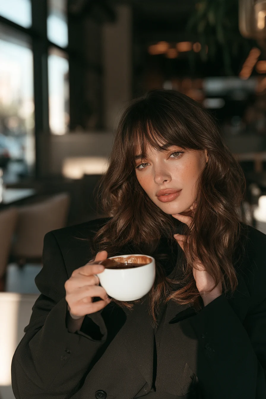 27 Stunning Curtain Bangs and Face-Framing Layered Hairstyles