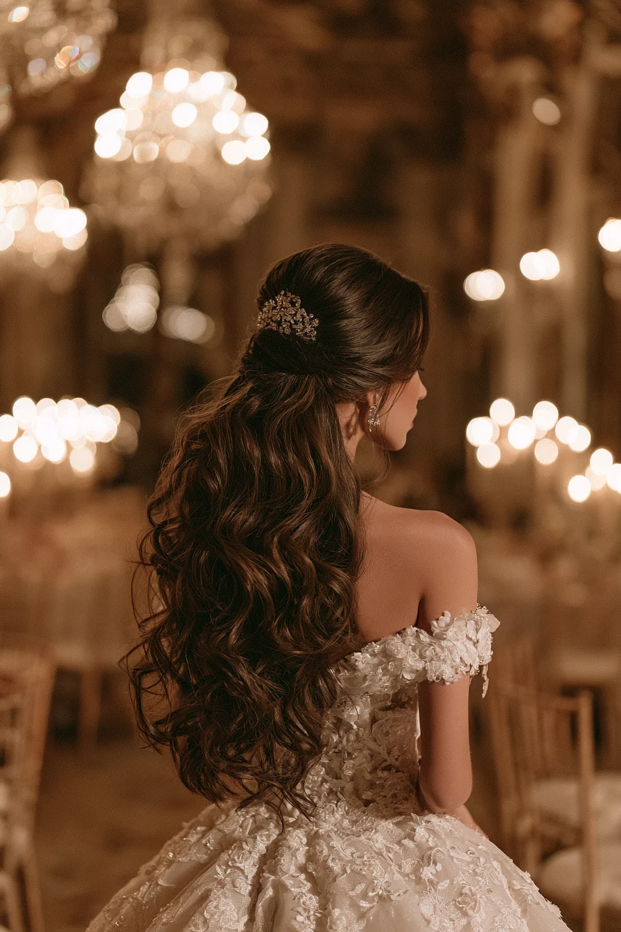 27 Dreamy Wedding Hairstyles Half Up Half Down