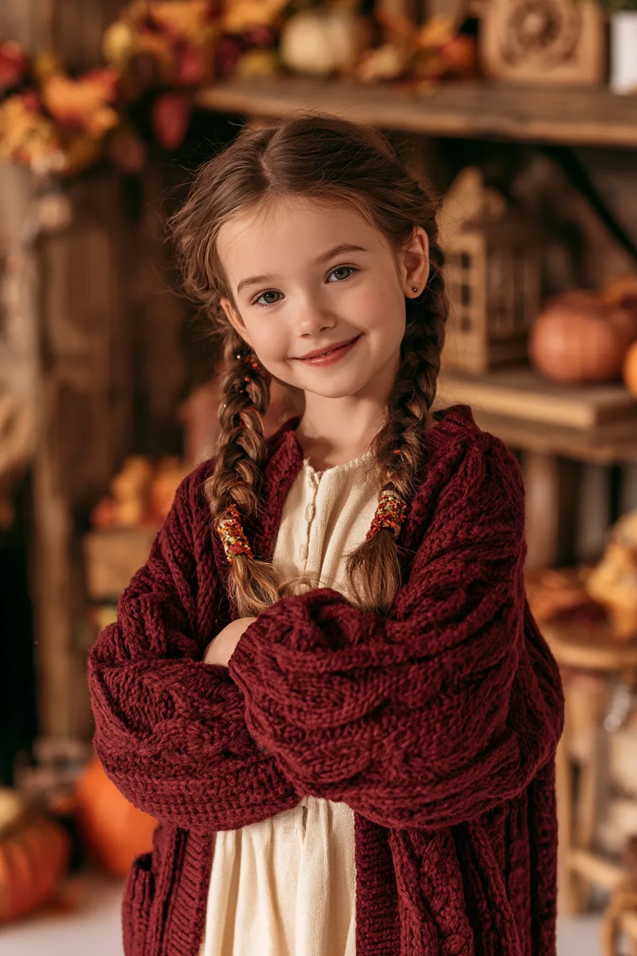 27 Pretty Thanksgiving Hairstyles for Kids