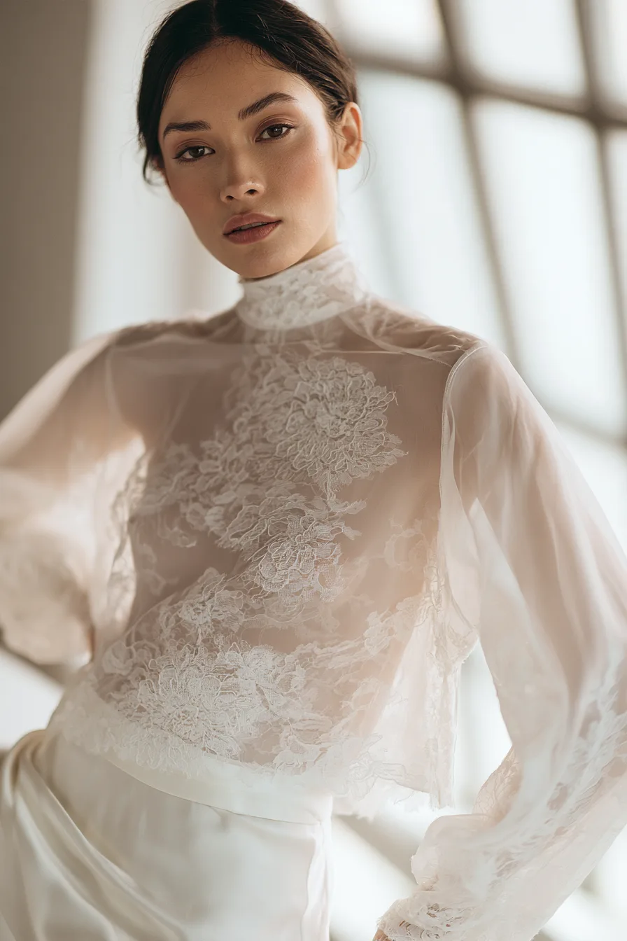 27 Elegant Bridal Separates Tops