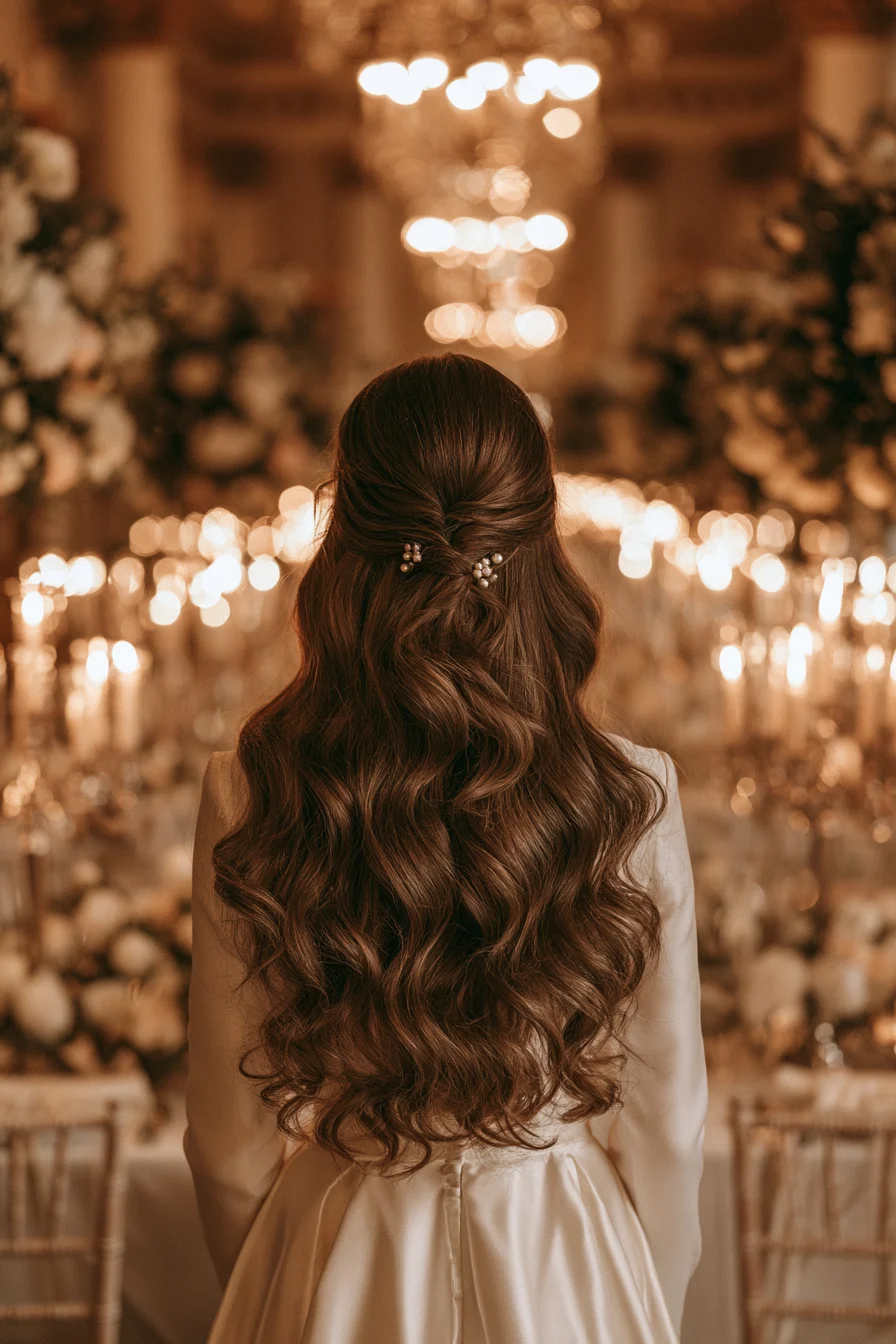 27 Dreamy Wedding Hairstyles Half Up Half Down