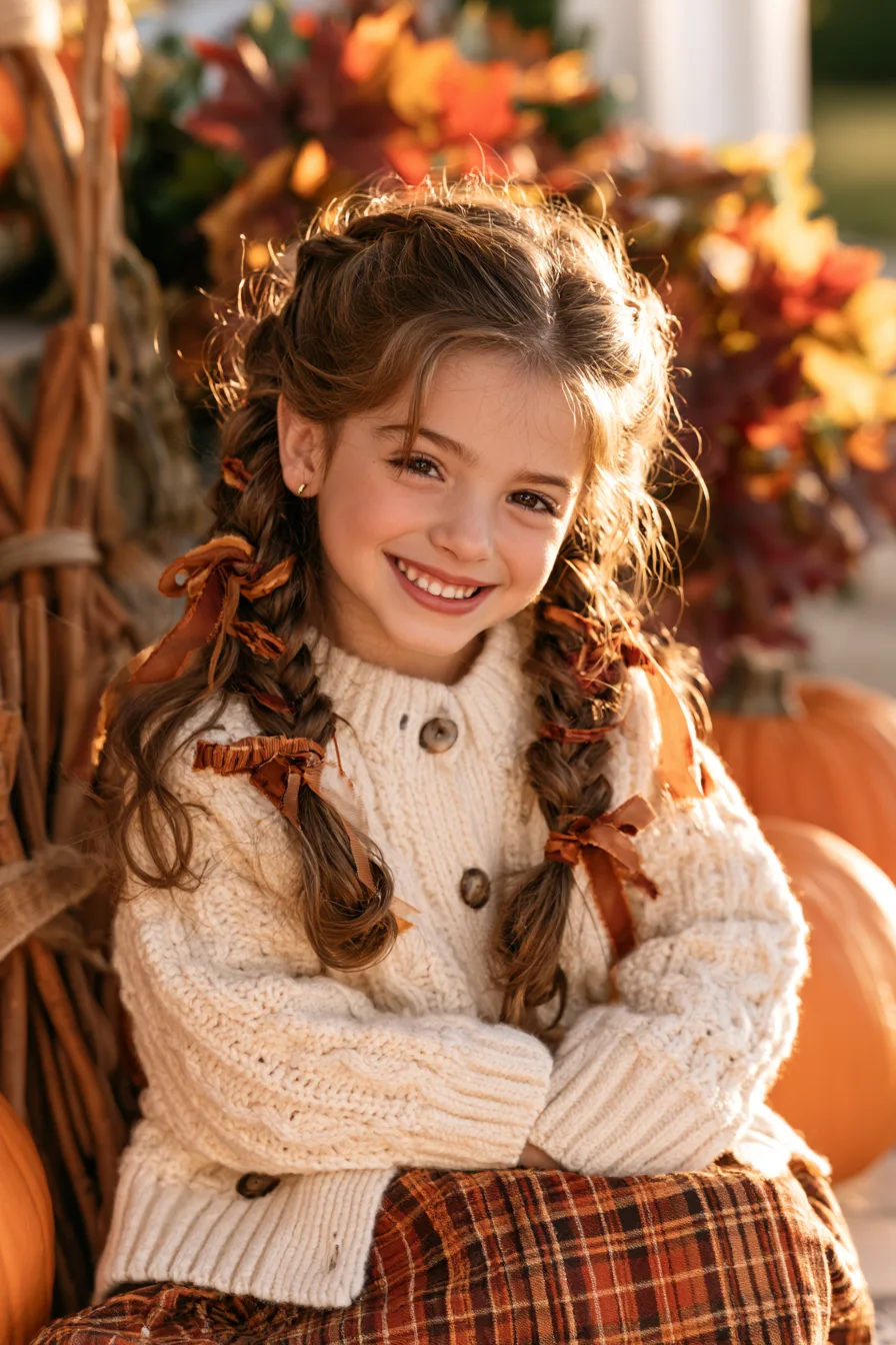 27 Pretty Thanksgiving Hairstyles for Kids