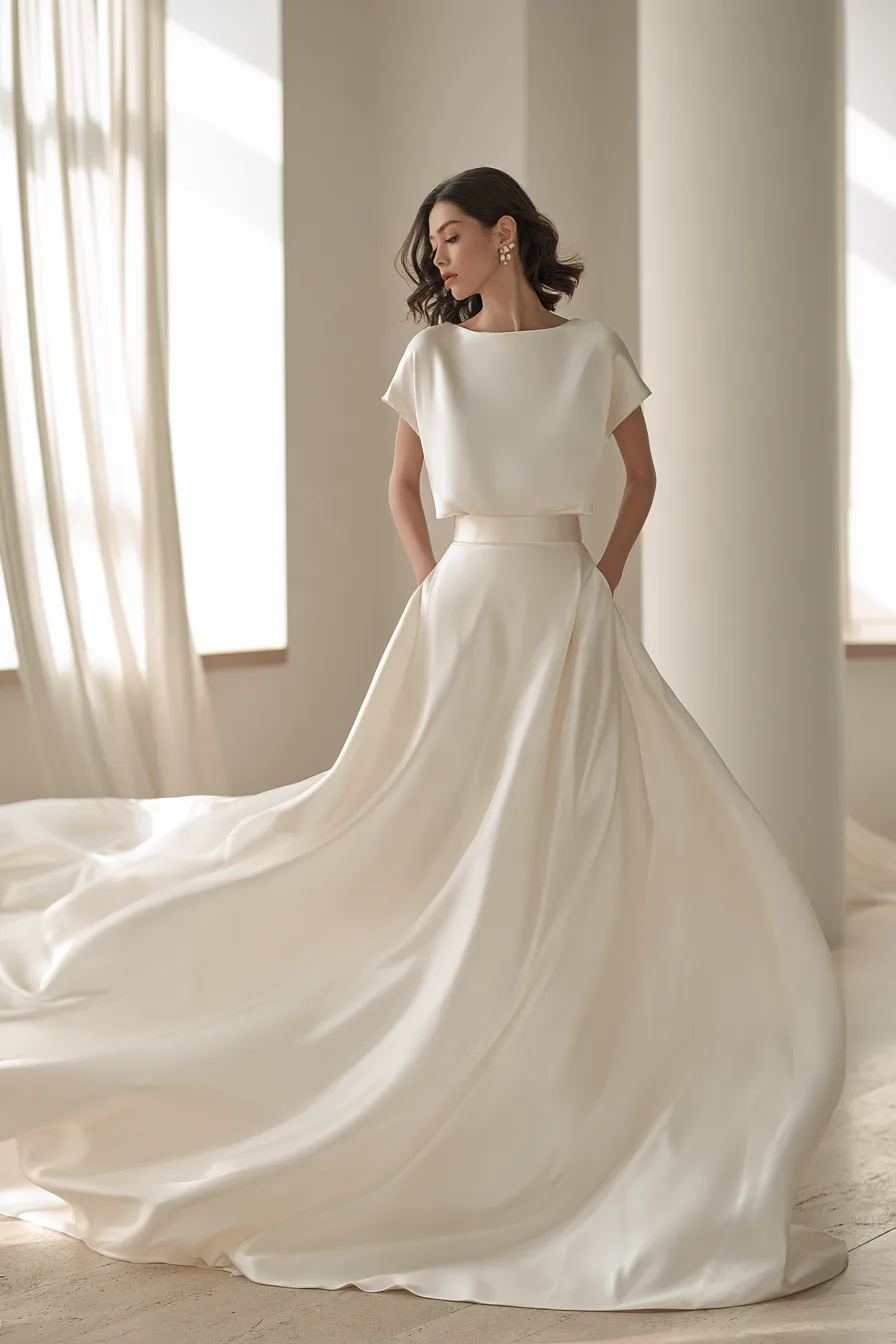 27 Elegant Bridal Separates Tops