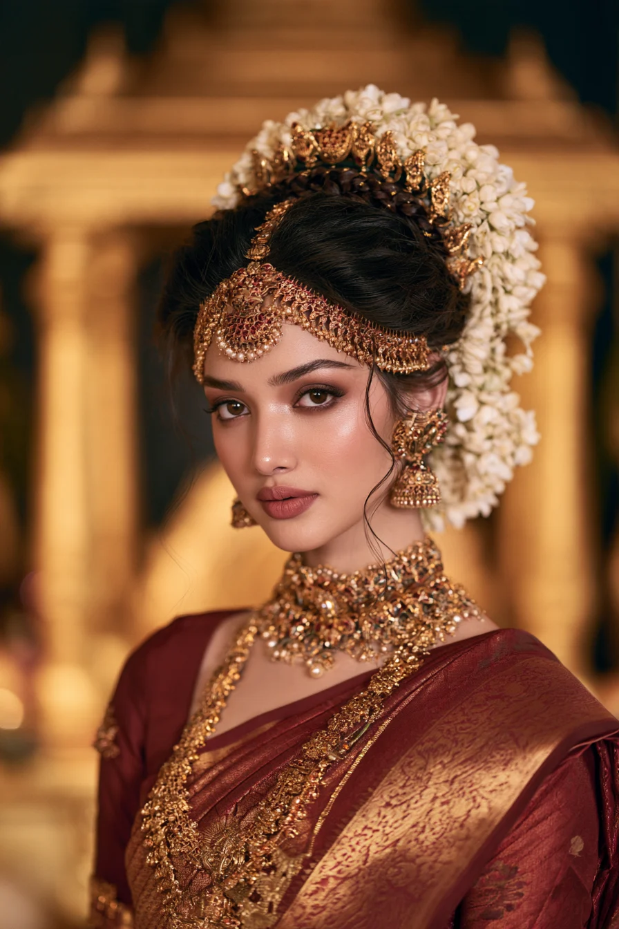 27 Stunning South Indian Wedding Hairstyles for a Beautiful Bridal Look