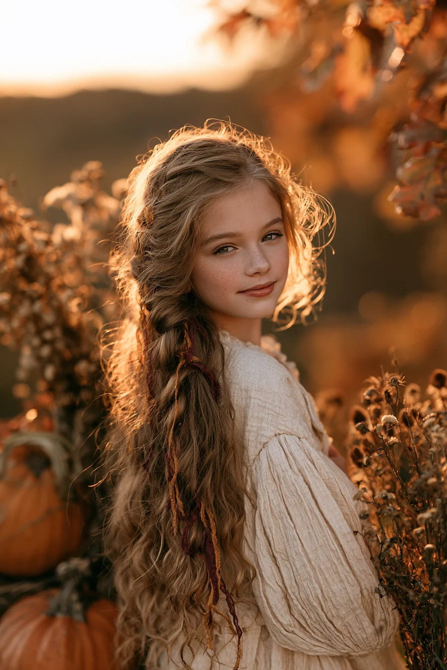 27 Pretty Thanksgiving Hairstyles for Kids