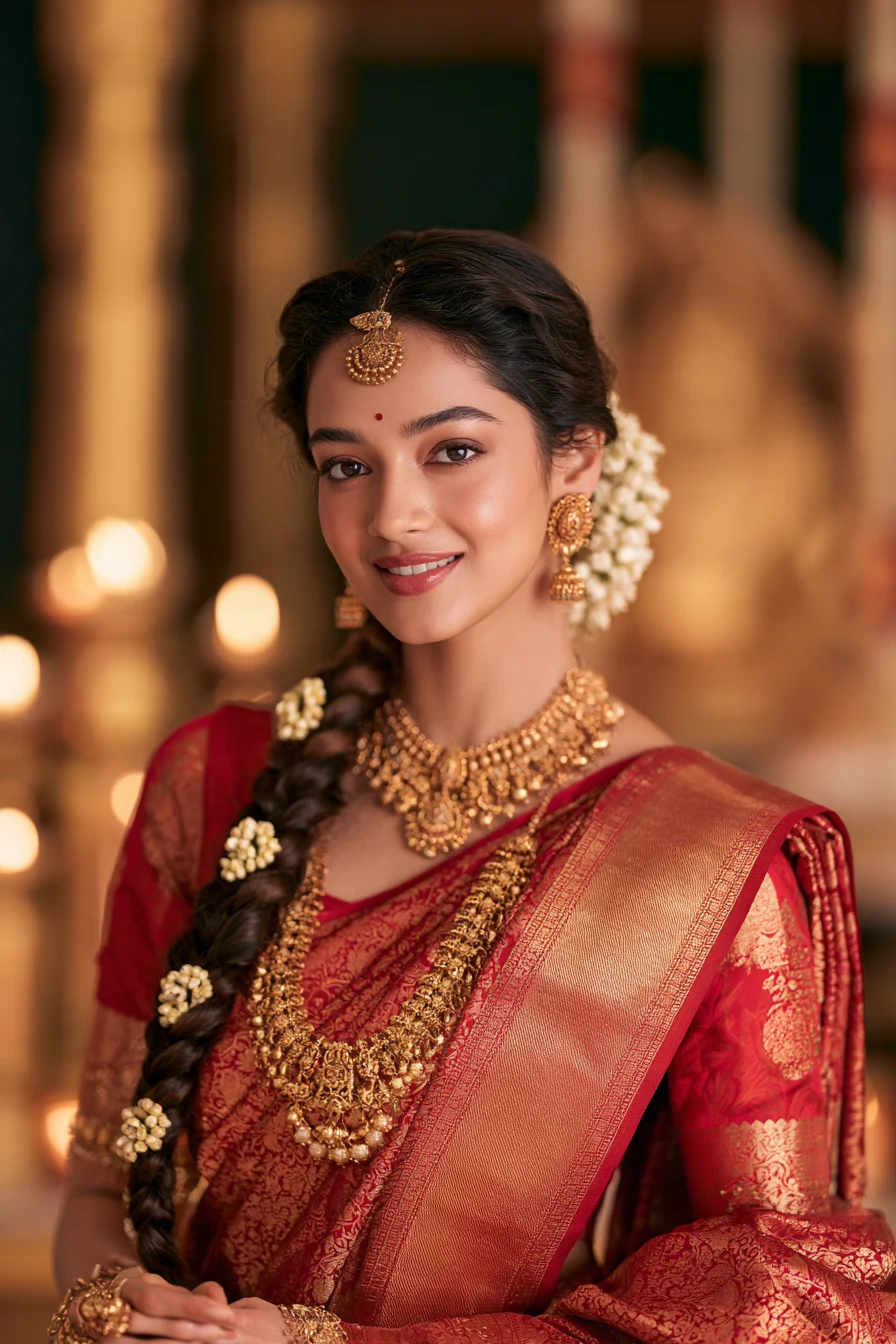 27 Stunning South Indian Wedding Hairstyles for a Beautiful Bridal Look