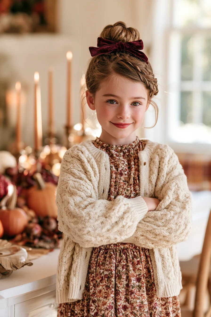 27 Pretty Thanksgiving Hairstyles for Kids