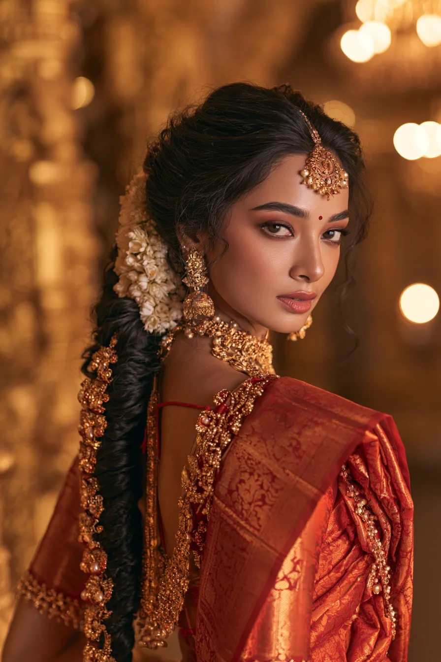 27 Stunning South Indian Wedding Hairstyles for a Beautiful Bridal Look