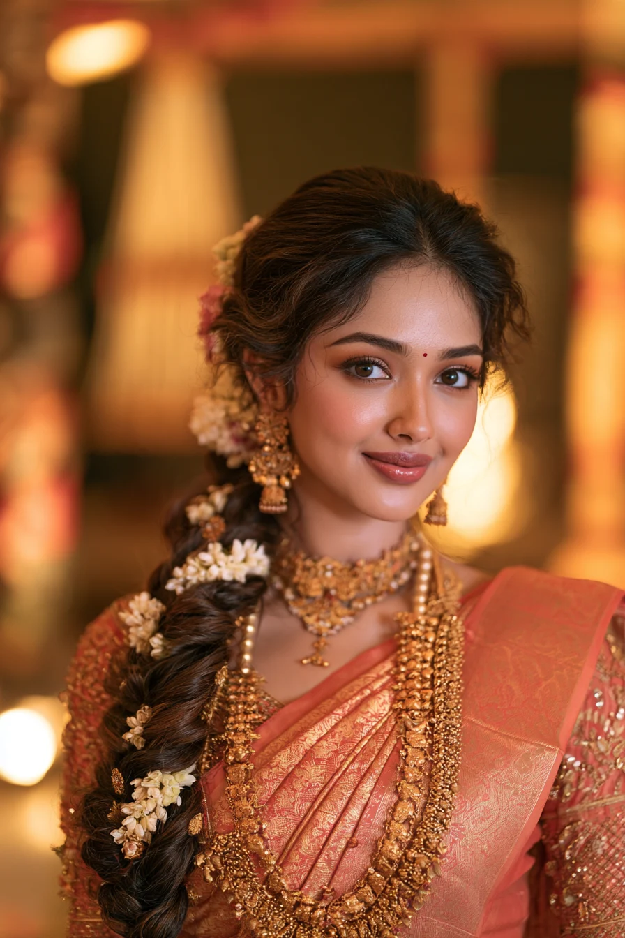 27 Stunning South Indian Wedding Hairstyles for a Beautiful Bridal Look