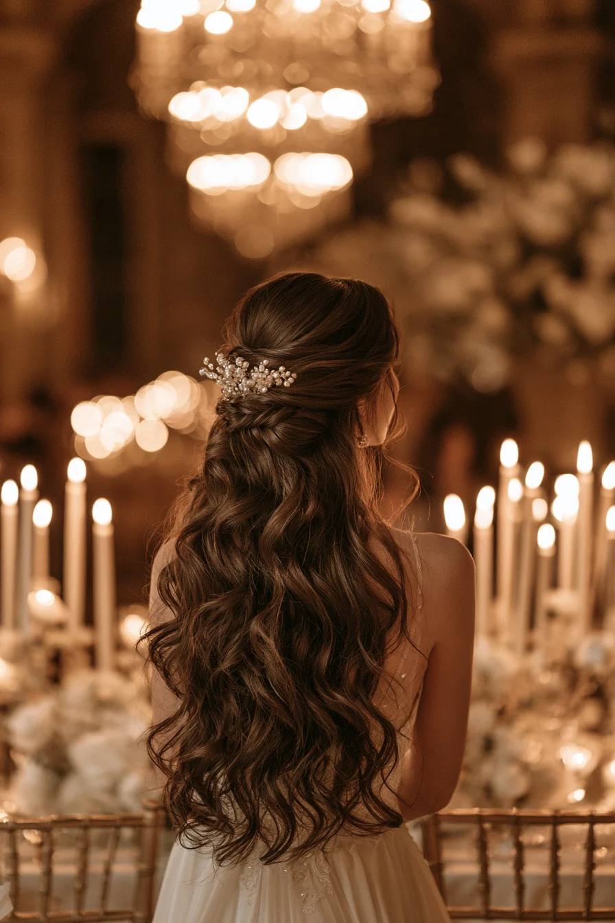27 Dreamy Wedding Hairstyles Half Up Half Down