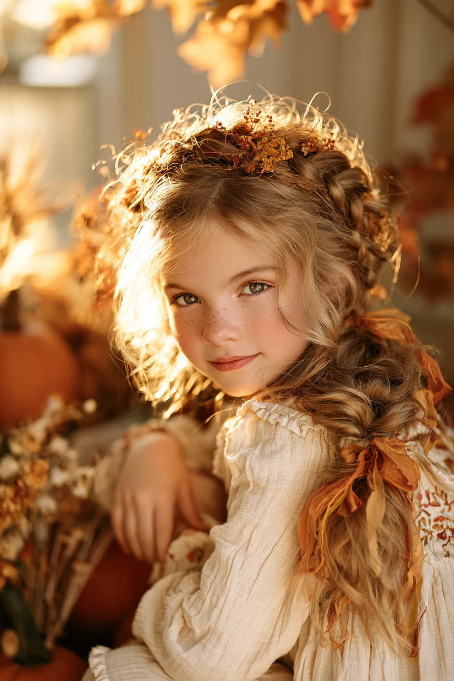 27 Pretty Thanksgiving Hairstyles for Kids
