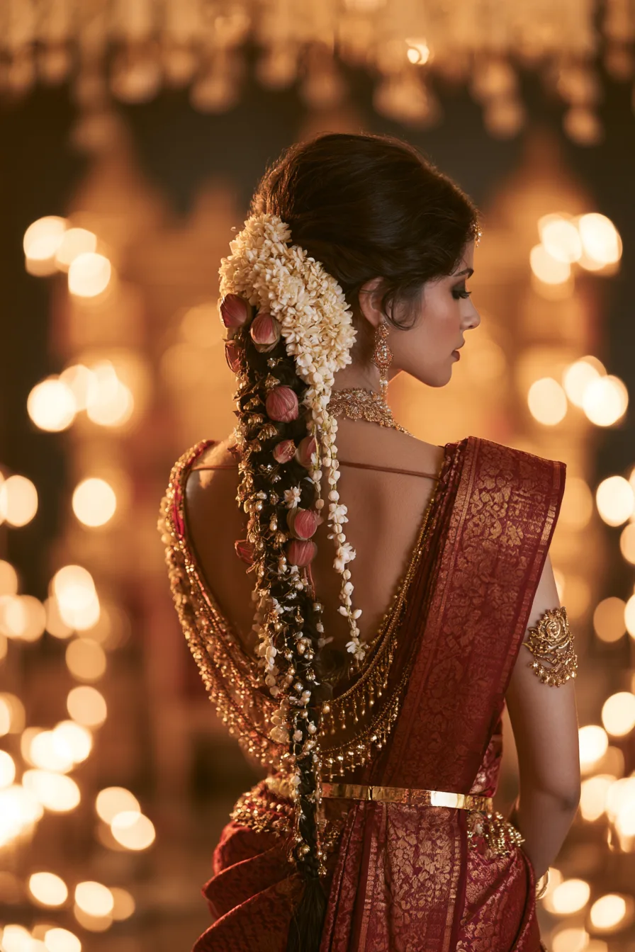 27 Stunning South Indian Wedding Hairstyles for a Beautiful Bridal Look