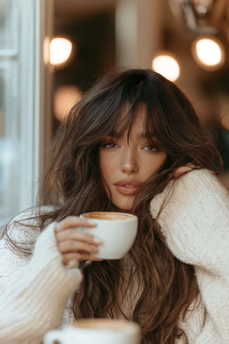 27 Stunning Curtain Bangs and Face-Framing Layered Hairstyles