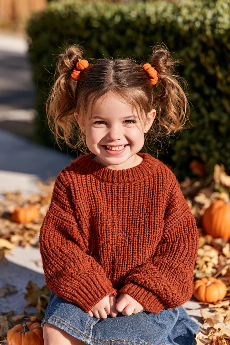 27 Pretty Thanksgiving Hairstyles for Kids