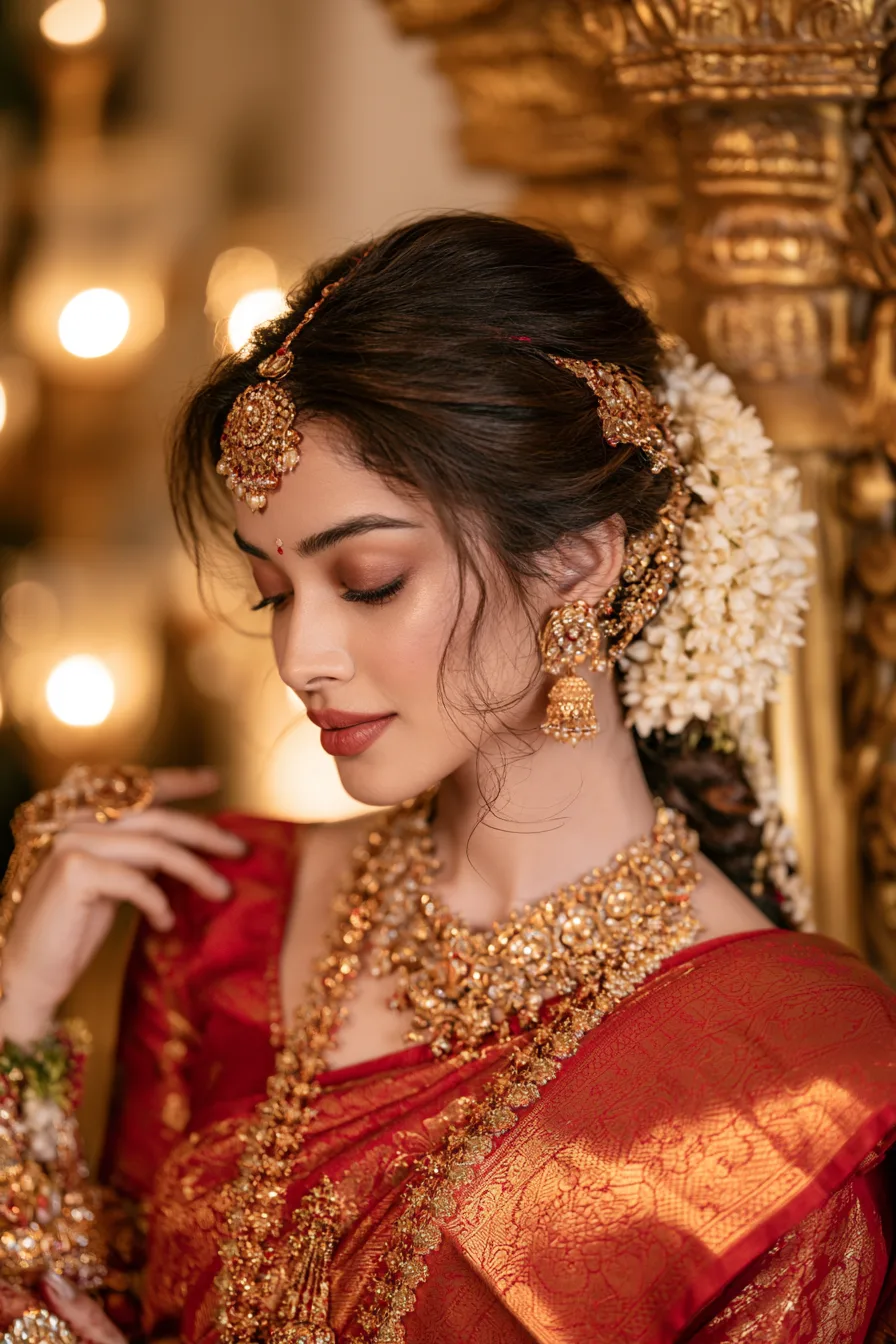 27 Stunning South Indian Wedding Hairstyles for a Beautiful Bridal Look